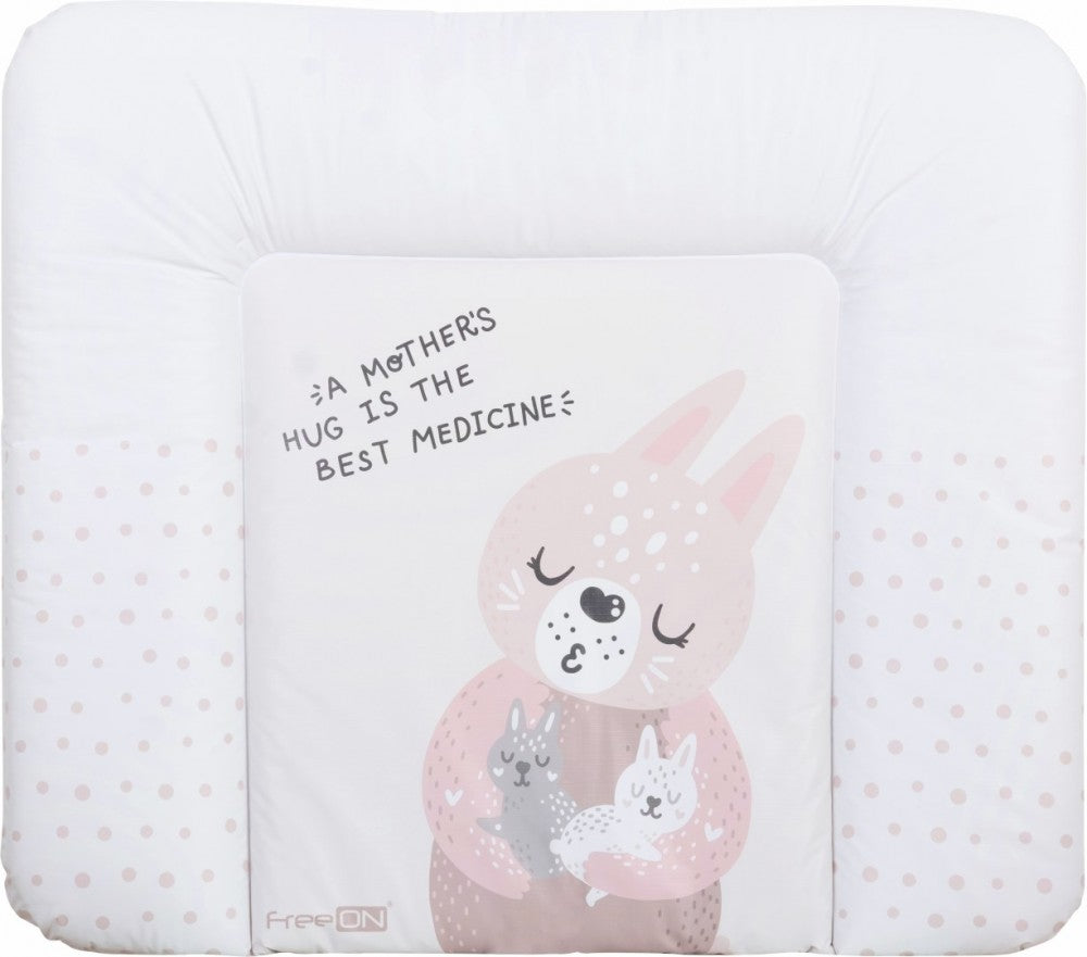 FreeON pelenkázó lap puha 85x72 cm - Love bunny (38725)