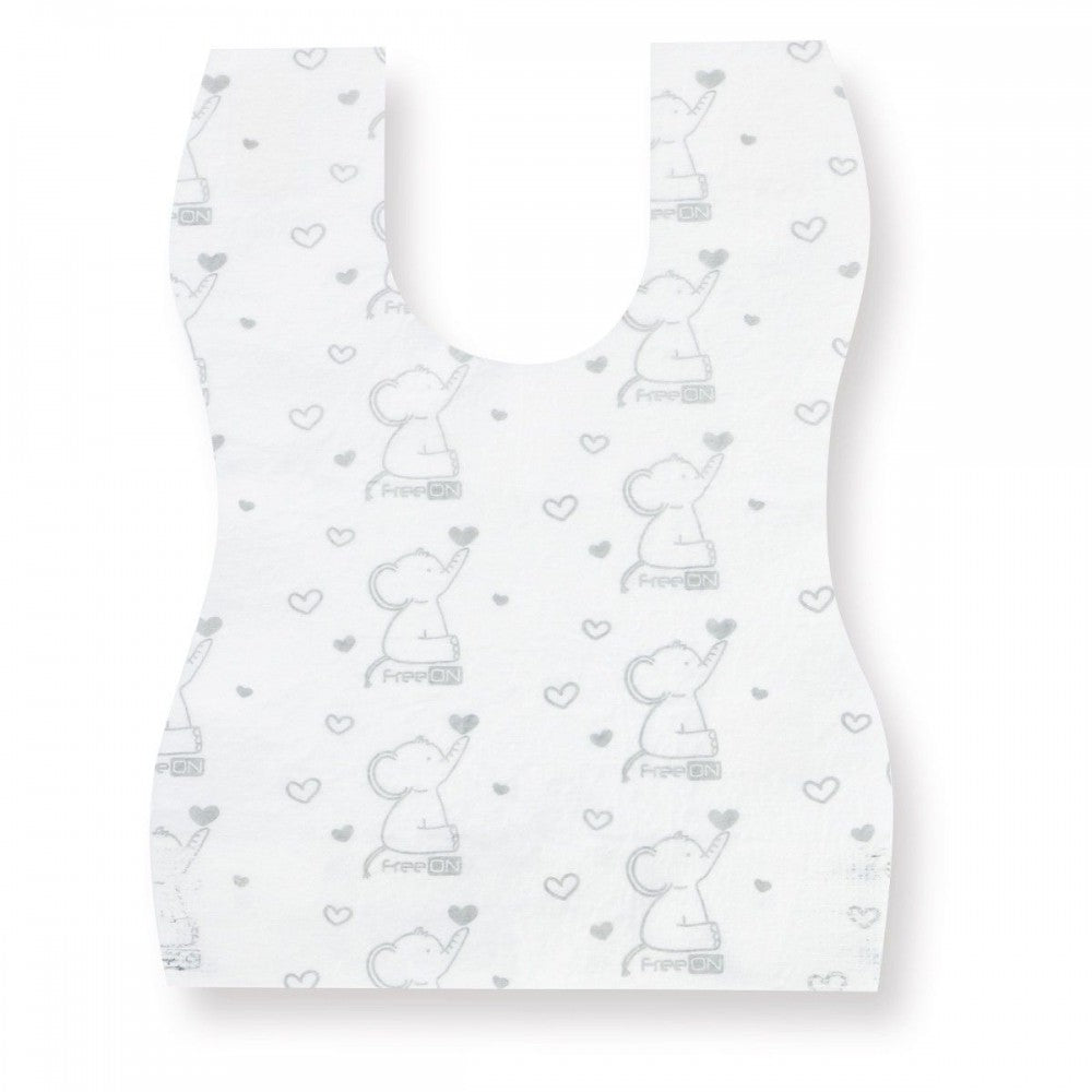 FreeON eldobható előke 12 db - Elefántos (44374)