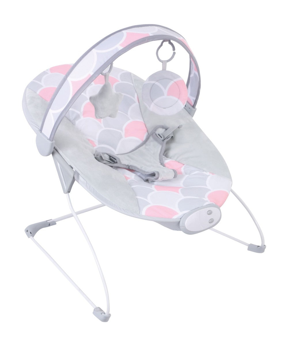 FreeON Enjoy rezgő-zenélő pihenőszék - Szürke, Rózsaszín (45753)
