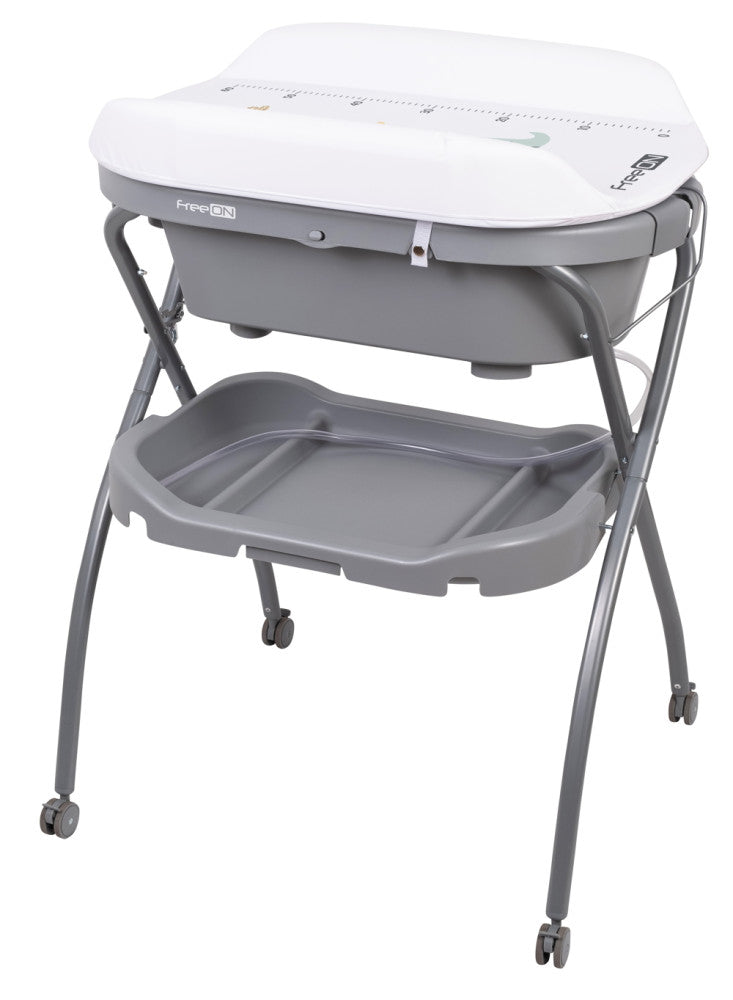 FreeON babafürdető szett (kád, állvány, pelenkázó lap) - Elefánt (48648)