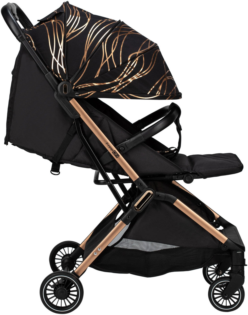 FreeON Unique sport babakocsi - Black&Gold (48839)