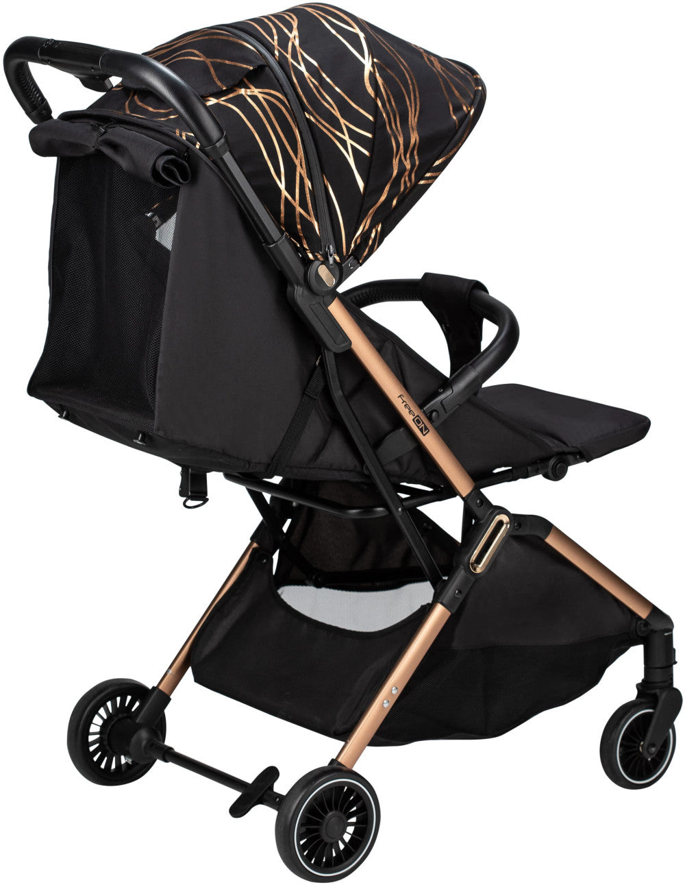 FreeON Unique sport babakocsi - Black&Gold (48839)