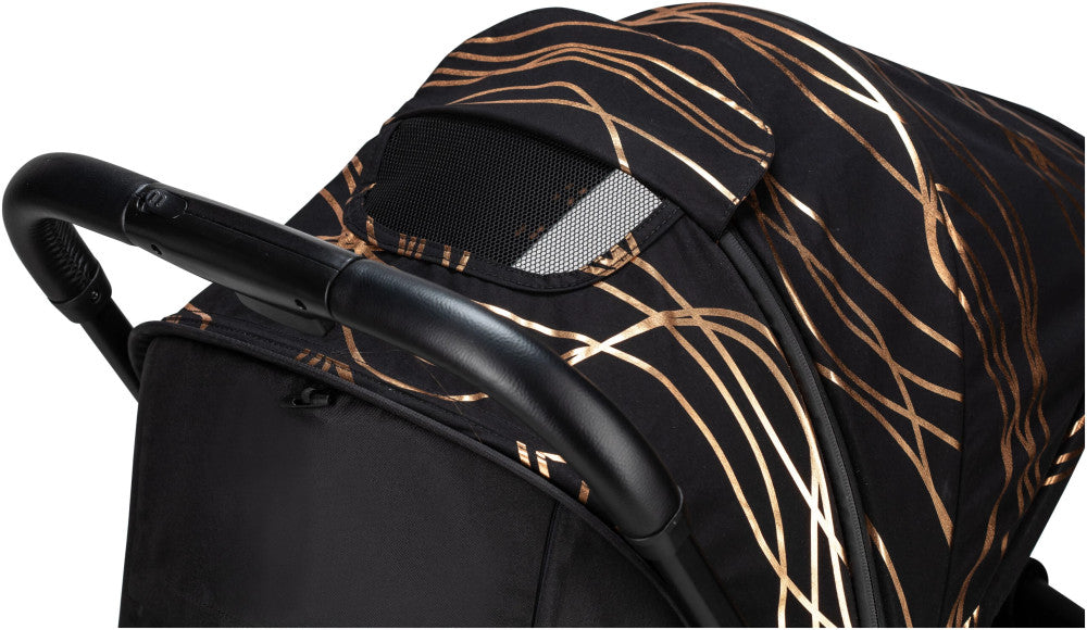 FreeON Unique sport babakocsi - Black&Gold (48839)