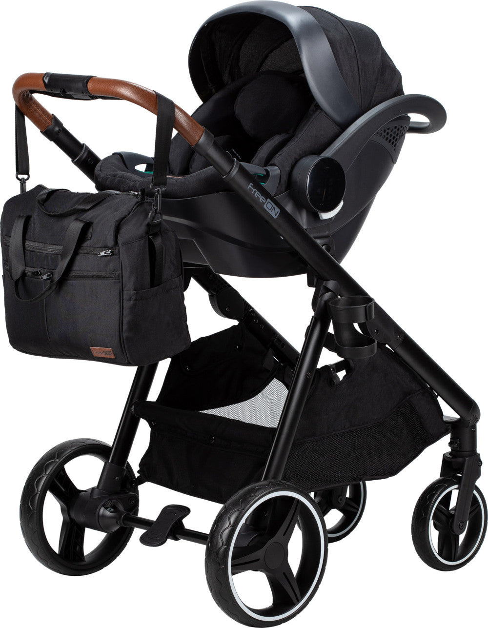 FreeON Bloom 4in1 multifunkciós babakocsi - Black (49706)